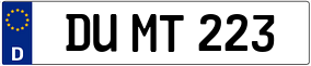 Truck License Plate